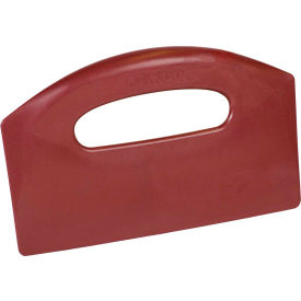 8" Metal Detectable Bench Scraper, Red