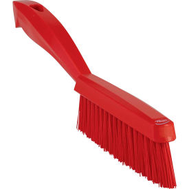 Narrow Utility Brush- Extra Stiff, Red