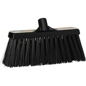 13" Push Broom- Extra Stiff, Black