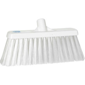 13" Push Broom- Extra Stiff, White