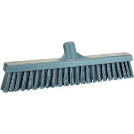 16" Combo Push Broom- Soft/Stiff, Gray