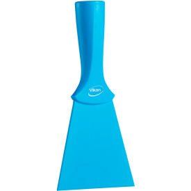 Nylon Scraper with Threaded Handle, Blue