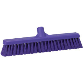 16" Combo Push Broom- Soft/Stiff, Purple