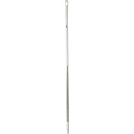 59" Stainless Steel Handle, White