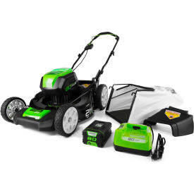 80V 21" Lawn Mower Kit with 4.0Ah Battery & Charger