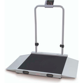 Digital Wheelchair Scale with Handrail, 1000 lb x 0.2 lb