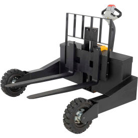 Rough Terrain Electric Pallet Jack, 3000 lb. Capacity, 62"W x 42"L Forks