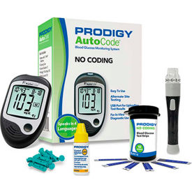 AutoCode Talking Blood Glucose Monitoring System Kit, Black