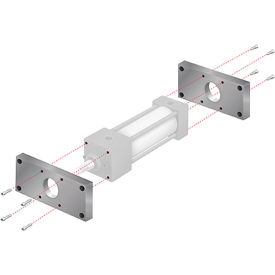 Flow Mount Kit 4" Bore NFPA Cylinder