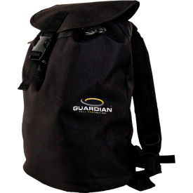 Guardian Ultra-Sack Canvas Duffel Backpack, Black, Small