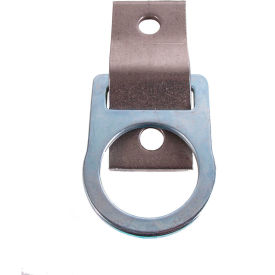 D-Ring 2 Hole Anchor Plate, Zinc Plated/Stainless Steel, 130-420 lbs. Capacity