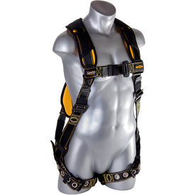 Cyclone Harness, Pass-Through Chest, Tongue Buckle Legs, Back D-Ring, S, 130-318 lbs Cap.