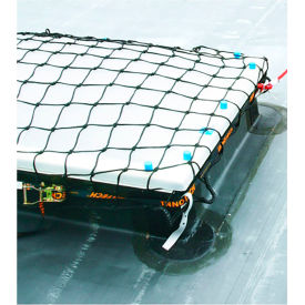 6'7" x 6'7" Mobile Skylight Protection System, Polyester/Galvanized Steel, Black