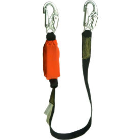 6' Kevlar Lanyard, Single Leg, Removable Flame Resistant Protective Cover, 130-310 lbs Cap.