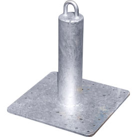 18" Commercial Roof Anchor, Galvanized Steel, 310 lbs. Capacity