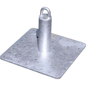 12" Commercial Roof Anchor, Galvanized Steel, 310 lbs. Capacity
