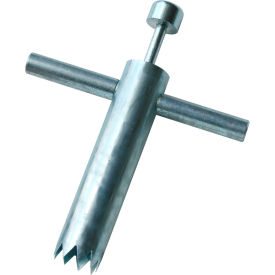 Core Cutter, Galvanized Steel, 5"W x 6-1/2"D x 6-1/2"H