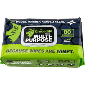 Biodegradable Multipurpose Cleaning Cloth Wipes, 80 Wipes/Pack