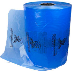 VCI Sheeting, 18"W x 18"L, 1.25 Mil, High Density, Blue, 2500/Roll