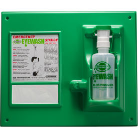 Emergency Eye Wash Safety Station With 1 Empty Bottle, 500ml, 16 oz.