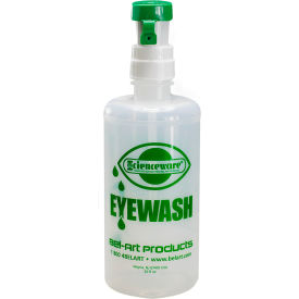 Emergency Eye Wash Safety Station Empty Replacement Bottle Refill, 1000ml, 32 oz.