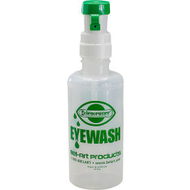 Emergency Eye Wash Safety Station Empty Replacement Bottle Refill, 500ml, 16 oz.