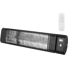 Carbon Series Infrared Heater - 1.5KW 120V With Remote Control - Black