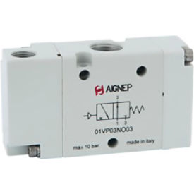 3/2 Normally Closed Single Air-Actuated Valve Pilot Spr Return G1/2" Ports