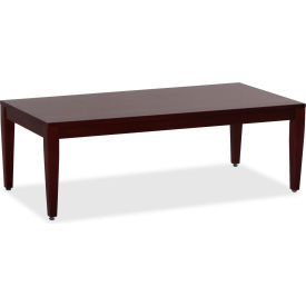 Solid Wood Coffee Table - Mahogany Finish