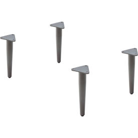 Contemporary Collection Single Steel Base - 4 Legs/Set