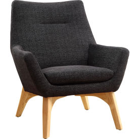 Upholstered Fabric Chair - Black - Quintessence Collection