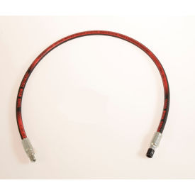 Hydraulic Hose Assembly, 1/4 In. x 24 In. 5000PSI MNPTxFJIC, Synthetic Rubber