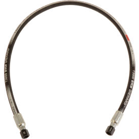 Hydraulic Hose Assembly, 3/8 In. x 24 In. 3000 PSI, F+F JIC, Synthetic Rubber