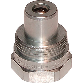 10,000 PSI Hydraulic Jack Quick Coupling, 1/4 Inch Female NPT Thread x 1/4 Inch Male Nipple