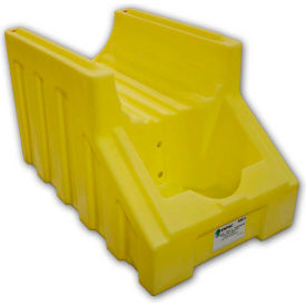 Poly-Racker Single Drum Rack for 55 Gallon Drums - Yellow