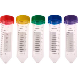 50ml Centrifuge Tube, Assorted Color Cap, Resealable Bag, Sterile, 500/Case