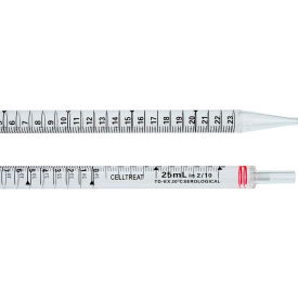 25ml Serological Pipet, Individually Wrapped in Bags, Sterile, 200/Case