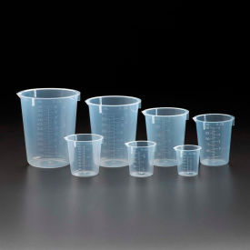 Assorted Size Beaker Pack, Polypropylene, Non-Sterile, 70/Case