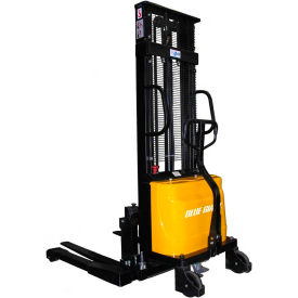 Manual Push Stacker 2200 Lb. Capacity - 98" Lift 42" Forks