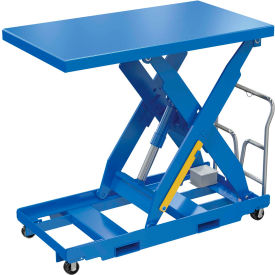 Portable Electric Hydraulic Lift Table 12V DC 36x64 - 3000 Lb. Capacity