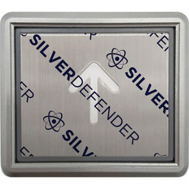 Antimicrobial Film For Square Elevator Buttons, 5"H x 4"W Clear 100/Pack