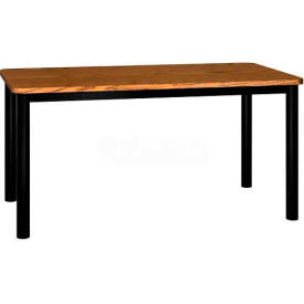 Rectangle Library Table - 60"W x 30"L x 29"H Oak