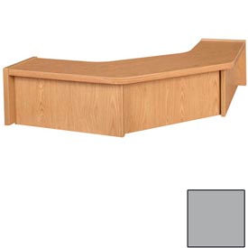 Corner Riser - 36-1/4"W x 36-1/4"D x 10"H Gray