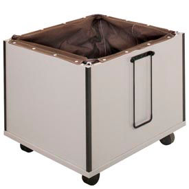 Book Drop Cart - 26-1/8"W x 24-3/8"D x 24-3/8"H Gray