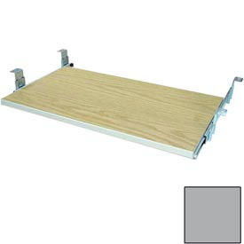 Keyboard Shelf for CDC - 27-5/8"W x 16"D x 4"H Gray