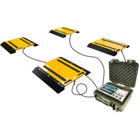 Heavy Duty Portable Vehicle Axle Scale Pads, 40,000 lb x 5 lb - 4 Pads