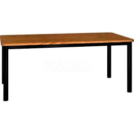 Rectangle Library Table - 72"W x 36"L x 29"H Oak