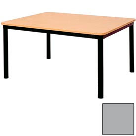 Rectangle Library Table - 72"W x 48"L x 29"H Gray