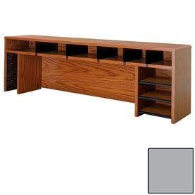 Desk Top Organizer CD Storage - 58"W x 12"D x 18"H Gray