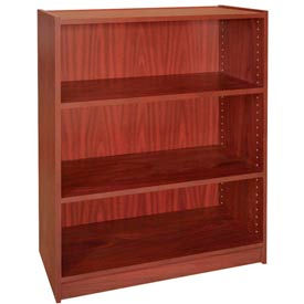 42" Adjustable Bookcase - 36"W x 11-7/8"D x 41-7/8"H Mahogany